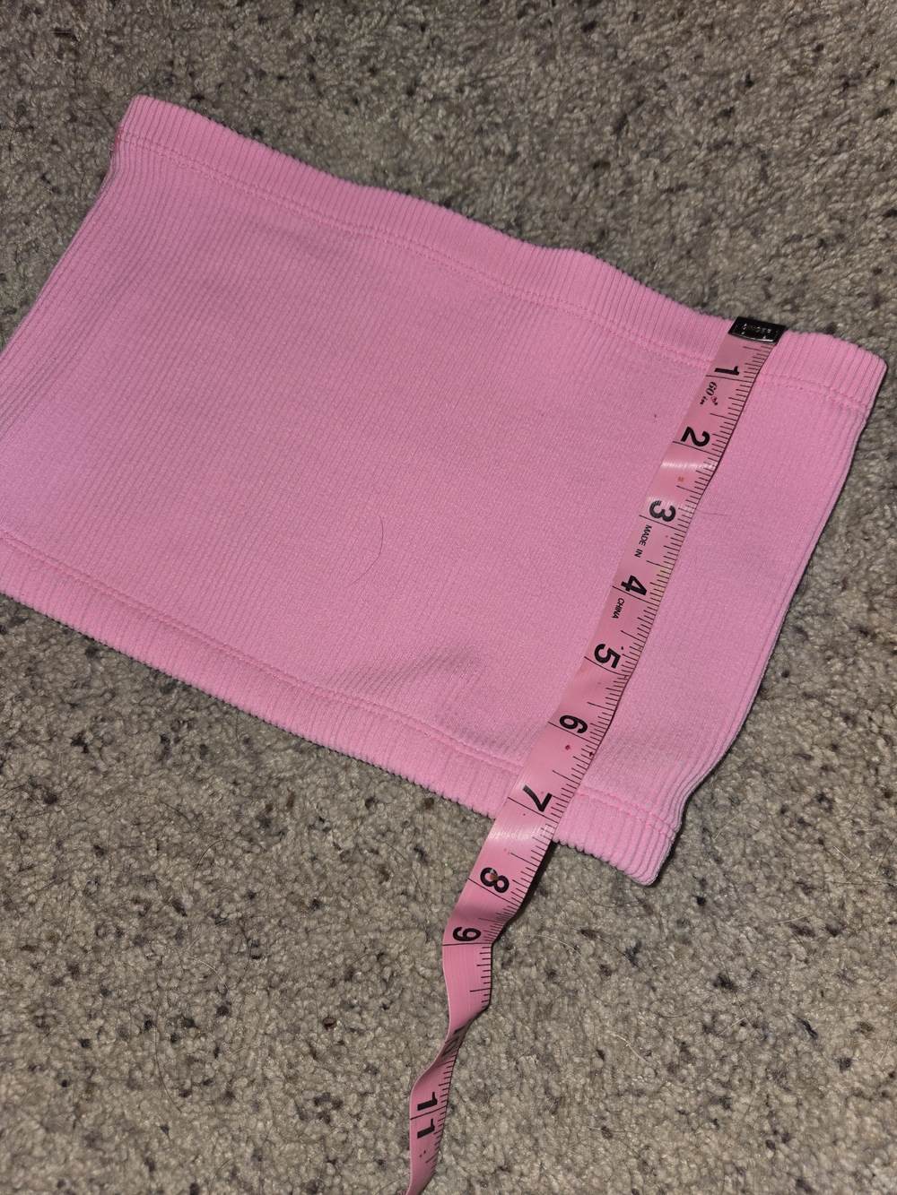 Pink Ribbed Tube Top - Picture 7 of 7